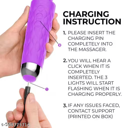 Massager Machine for Women -Rechargeable Wireless Mini Body Massager