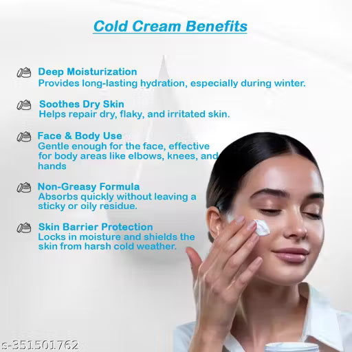 Elibliss Soft Cold Cream for Radiance Nourishing, Smooth & Glowing Skin