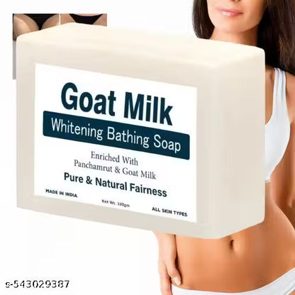 Goat Milk Whitening Bathing Soap (100gm) (1 Pcs)