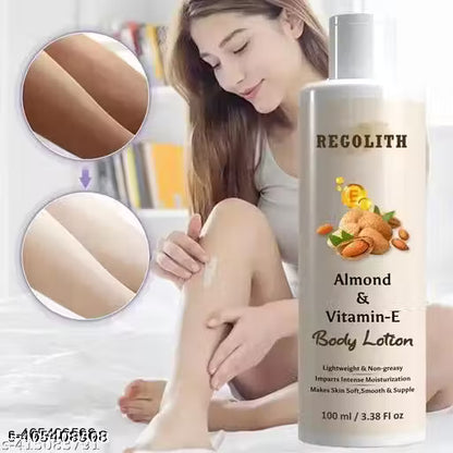 Regolith Almond & Vitamin-E Body Lotion Skin Whitening Body Lotion