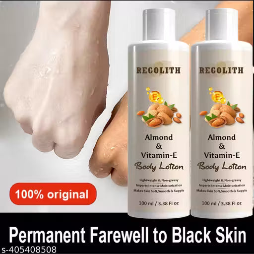 Regolith Almond & Vitamin-E Body Lotion Skin Whitening Body Lotion
