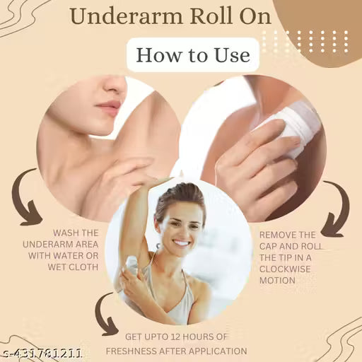 UnderArm Roll On - Whitens & Brightens Skin