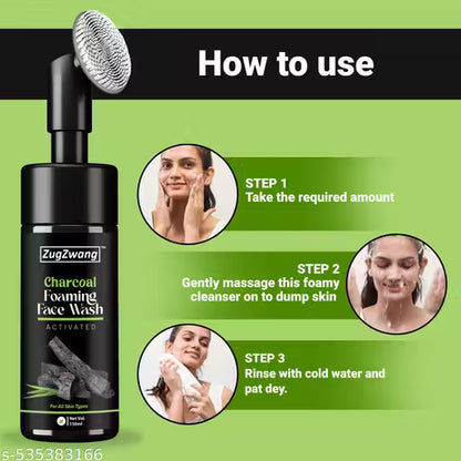 Face Serum and Activated Charcoal Face Wash