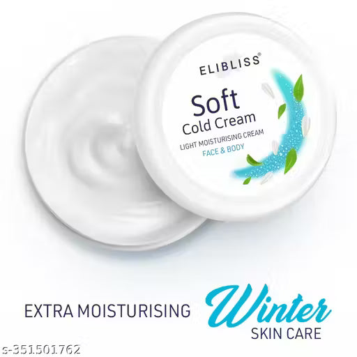 Elibliss Soft Cold Cream for Radiance Nourishing, Smooth & Glowing Skin